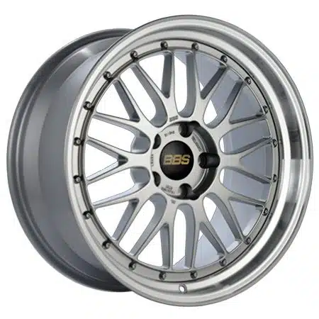 BBS Forged Line LM Wheel (20×8.5 5-114.3 +30) in Diamond Silver & Diamond-Cut Lip [LM253DSPK]