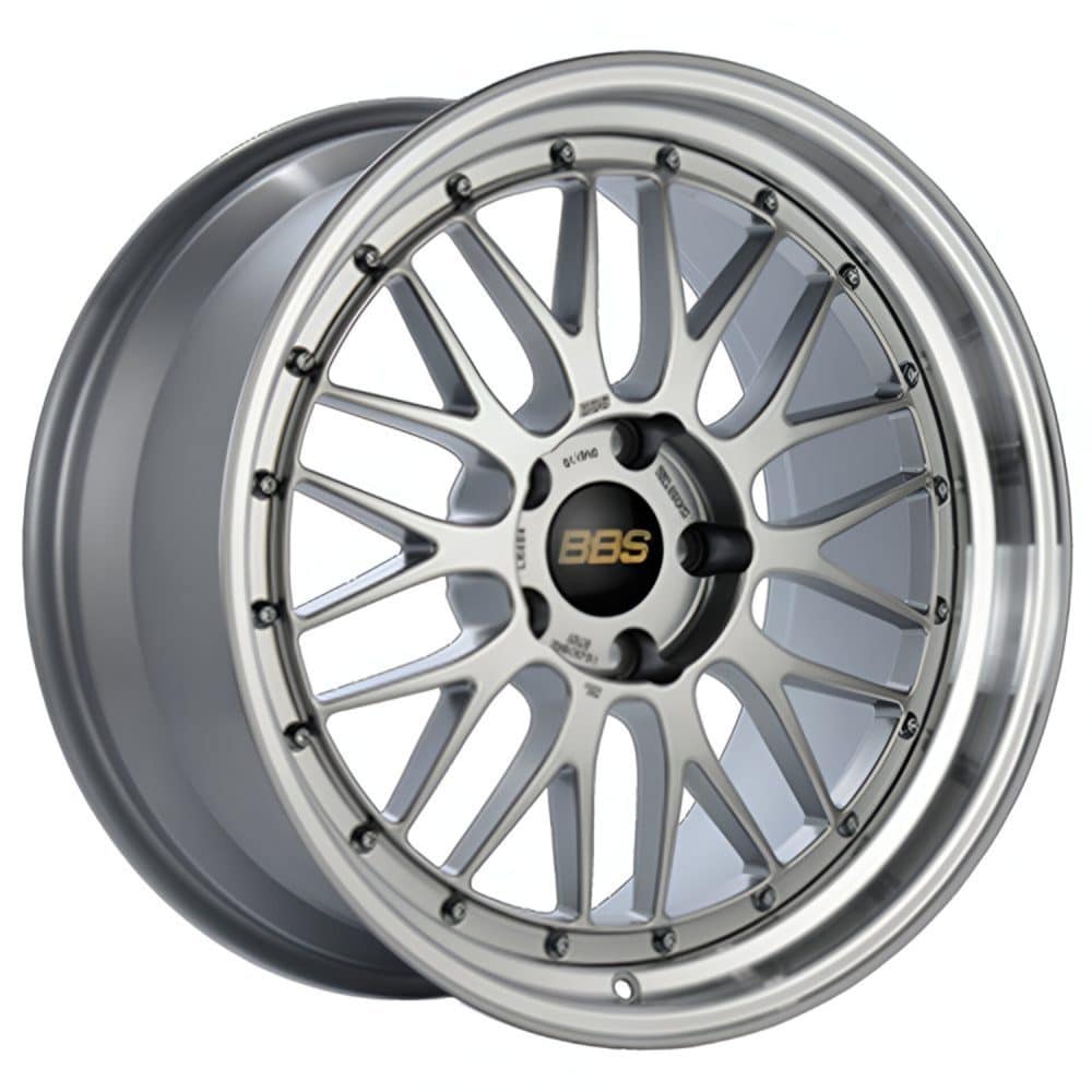 BBS Forged Line LM Wheel (19x10 5-114.3 +22) in Diamond Silver & Diamond-Cut Lip [LM271DSPK]