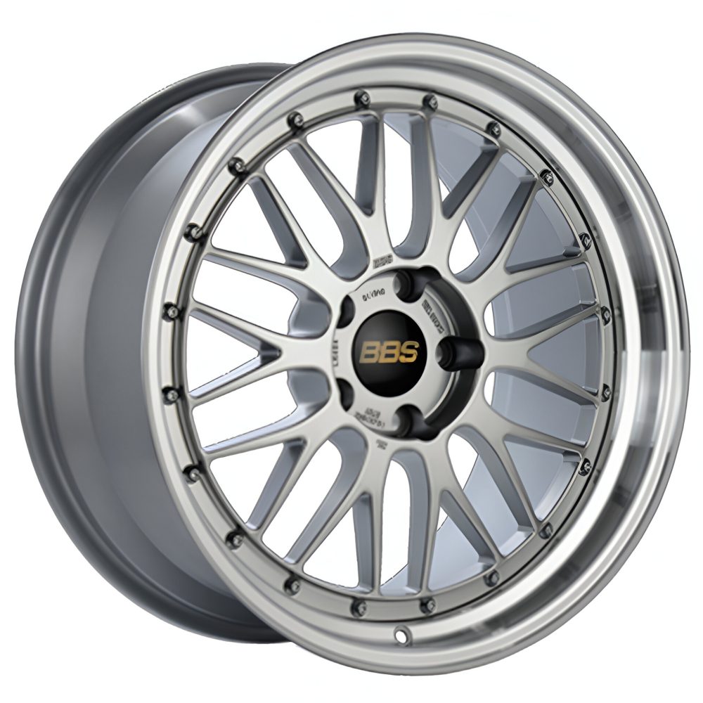 BBS Forged Line LM Wheel (19x9.5 5-114.3 +45) in Diamond Silver & Diamond-Cut Lip [LM221DSPK]