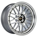 BBS Forged Line LM Wheel (19x9.5 5-114.3 +45) in Diamond Silver & Diamond-Cut Lip [LM221DSPK]