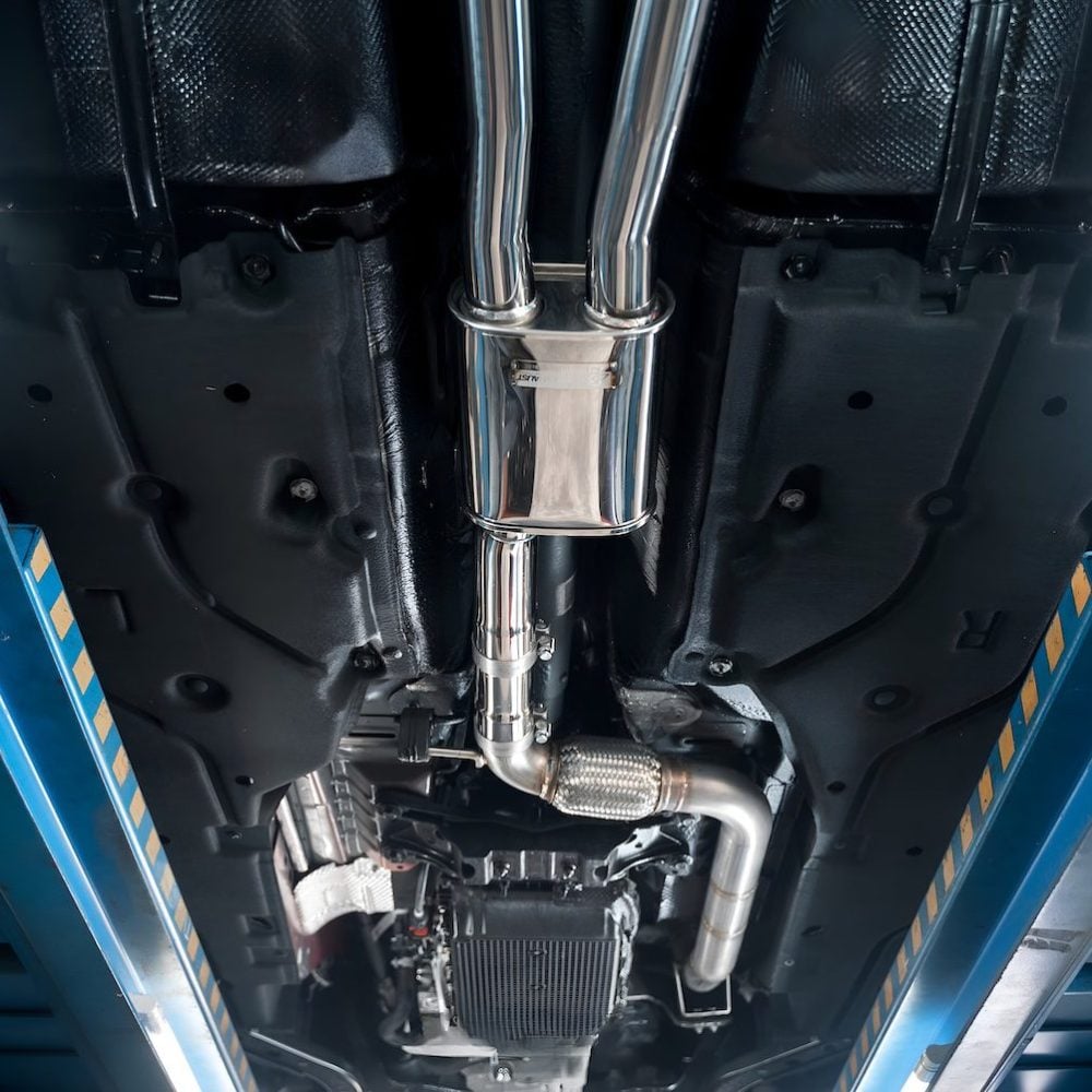 Fi EXHAUST Valvetronic Exhaust System for S650 Ford Mustang Ecoboost [FD-MT7Q-CBOE+TIP63101S*4] - Installed