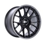 BBS Performance Line CH-RII Wheel (22x10.5 5-112 +15) in Satin Black w/ Platinum Lip [CH7205BPPO]