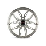 NOVITEC Ferrari SF90 NF11 Wheel in Gloss Silver - Front View of Wheel