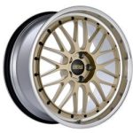 BBS Forged Line LM Wheel (19x9 5-114.3 +38) in Gold & Diamond-Cut [LM118GPK]
