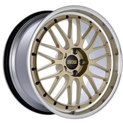 BBS Forged Line LM Wheel (18×10 5-114.3 +25) in Gold & Diamond-Cut [LM195GPK]