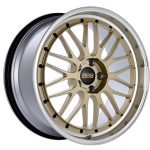 BBS Forged Line LM Wheel (19x11 5-112 +35) in Gold & Diamond-Cut [LM466GPK]
