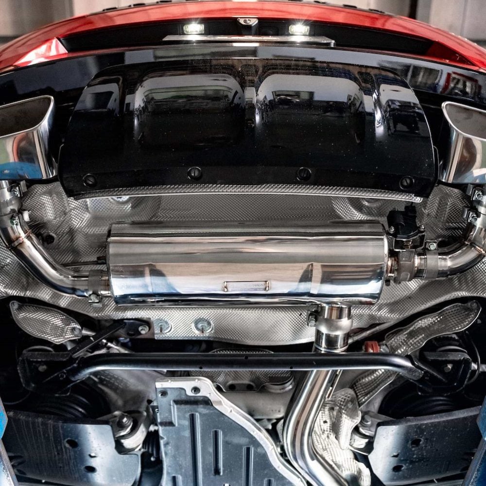 Fi EXHAUST Valvetronic Exhaust System for L461 Land Rover Range Rover Sport (Non-OPF) [LR-461L6-CBE+TIP-461L6-S+ACT-BN+R2020OBD OBD-CAB-5BNE]