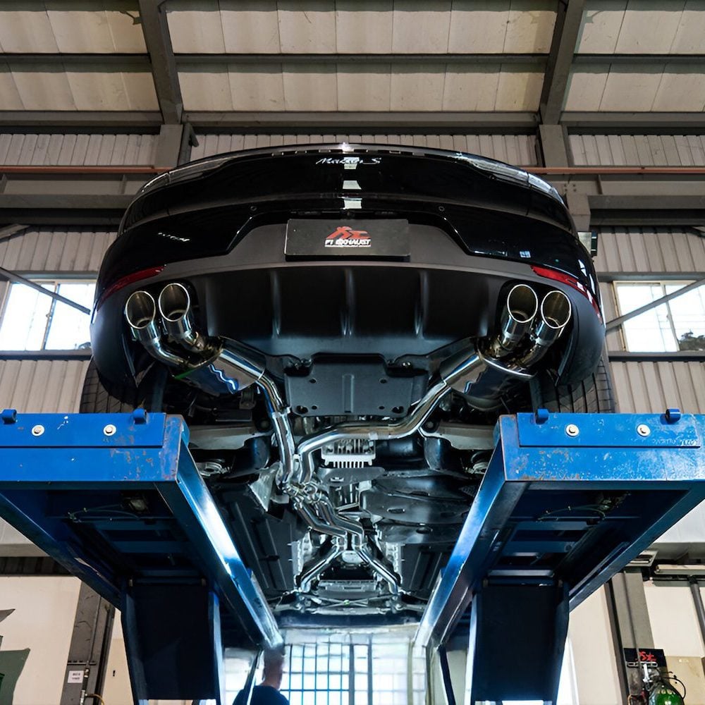Fi EXHAUST Valvetronic Exhaust System for 95B.2 Porsche Macan S [PH-MACS2-CBE+TIP958S*4+R2020OBD+ACT-BN*2+OBD-CAB-BNE]
