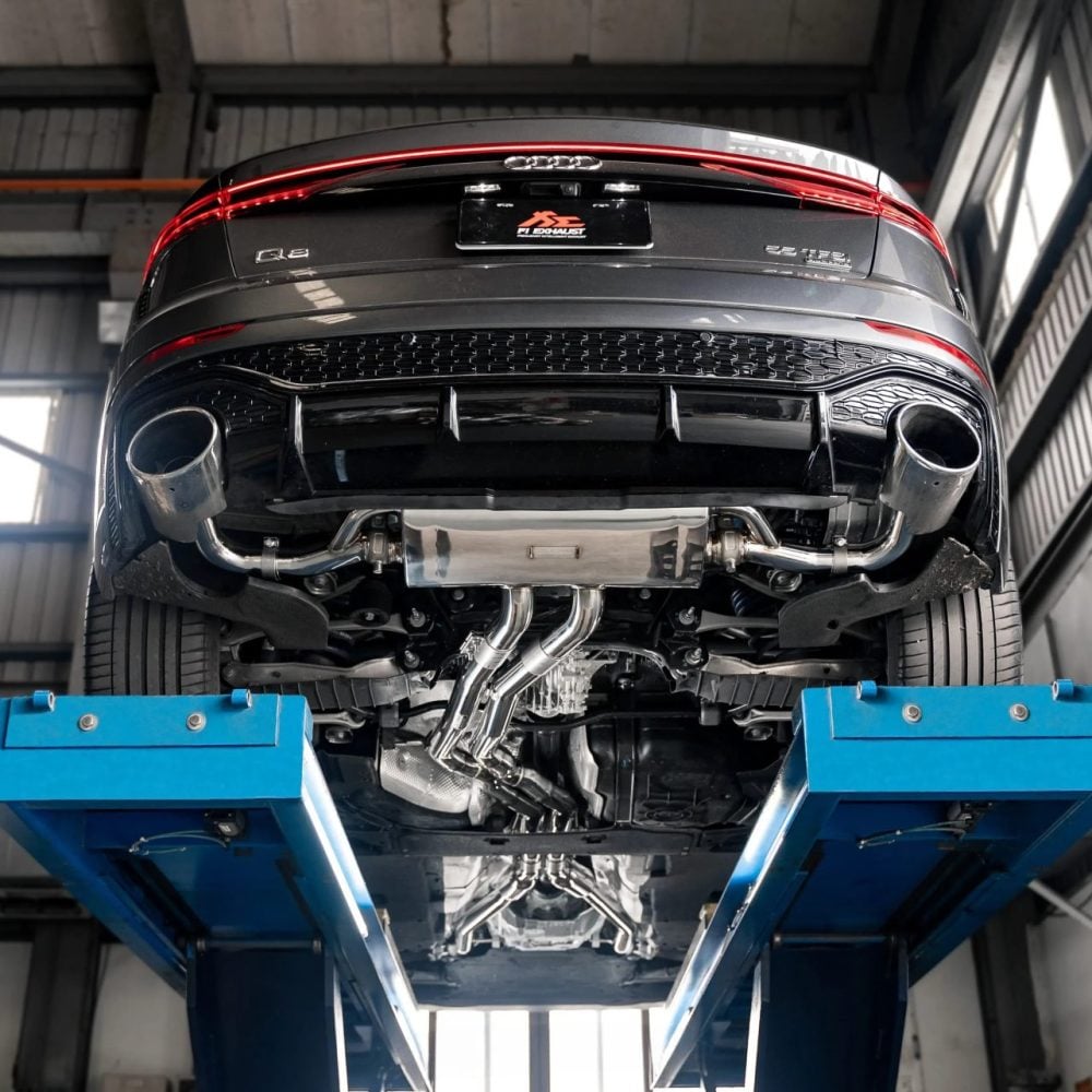 Fi EXHAUST Valvetronic Exhaust System for Audi Q8 55 TFSI (OPF) [AD-Q8F-CBE+R2020OBD+OBD-CAB-BNE+ACT-BN*2]