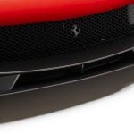 NOVITEC Carbon Front Lip Center Piece for F175 Ferrari Purosangue [F6 666 20] Installed on Red Purosangue - Closeup