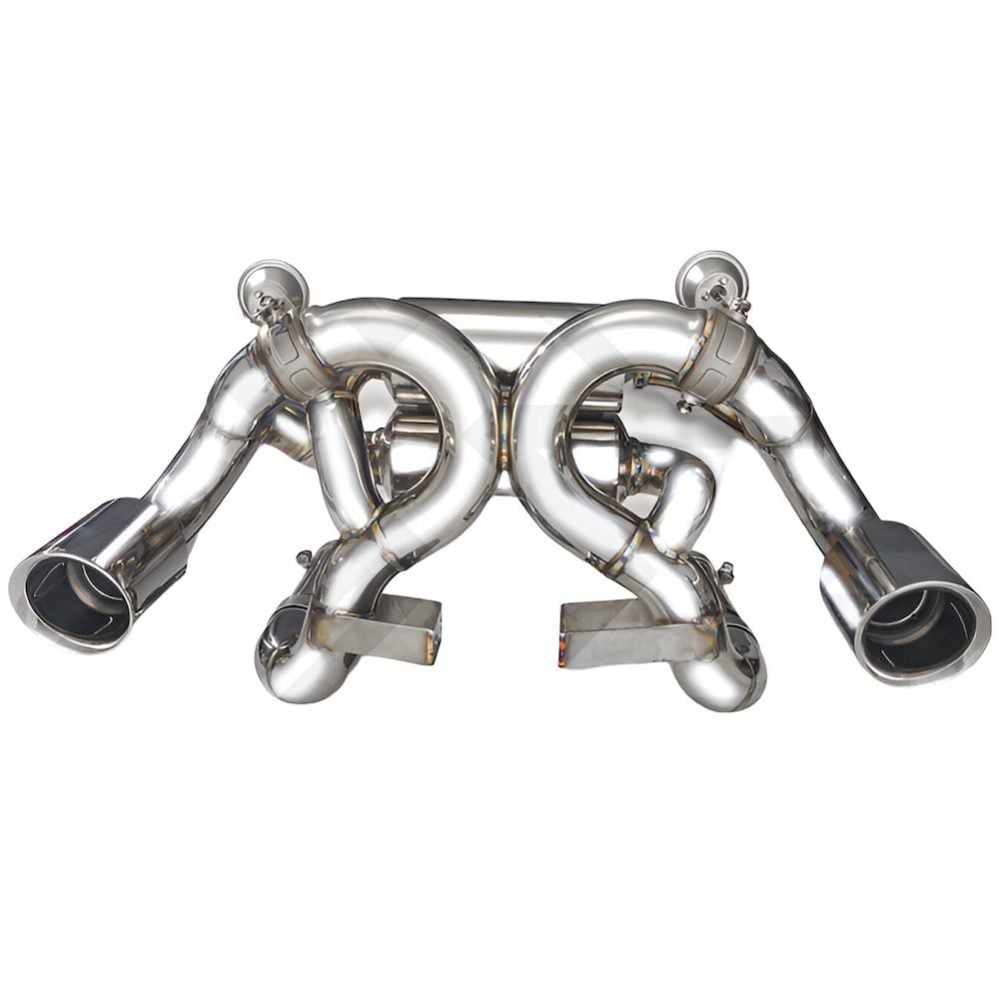 Fi EXHAUST Scuderia Bumper Conversion Valvetronic Exhaust System for F131 Ferrari F430 [FR-430SC-CBV+TIP63101S*2]