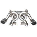Fi EXHAUST Scuderia Bumper Conversion Valvetronic Exhaust System for F131 Ferrari F430 [FR-430SC-CBV+TIP63101S*2]