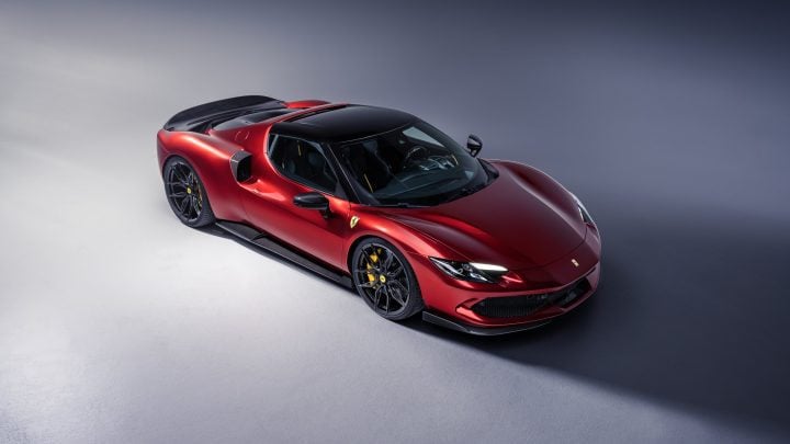 Novitec Ferrari 296 GTB In Nero & Rosso Scuderia - Carbon Fiber Body Kit And Forged Wheels