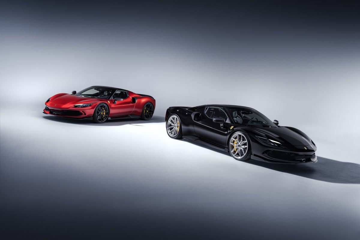 Novitec Ferrari 296 GTB In Nero & Rosso Scuderia – Carbon Fiber Body Kit And Forged Wheels