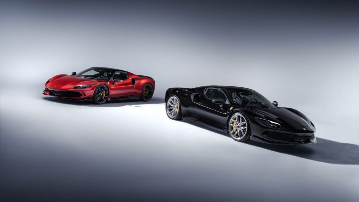 Novitec Ferrari 296 GTB In Nero & Rosso Scuderia - Carbon Fiber Body Kit And Forged Wheels