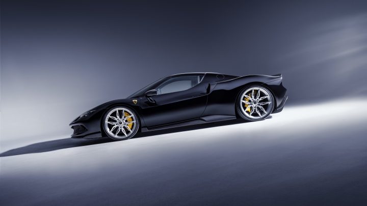 Novitec Ferrari 296 GTB In Nero & Rosso Scuderia - Carbon Fiber Body Kit And Forged Wheels