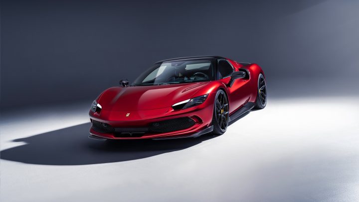 Novitec Ferrari 296 GTB In Nero & Rosso Scuderia - Carbon Fiber Body Kit And Forged Wheels