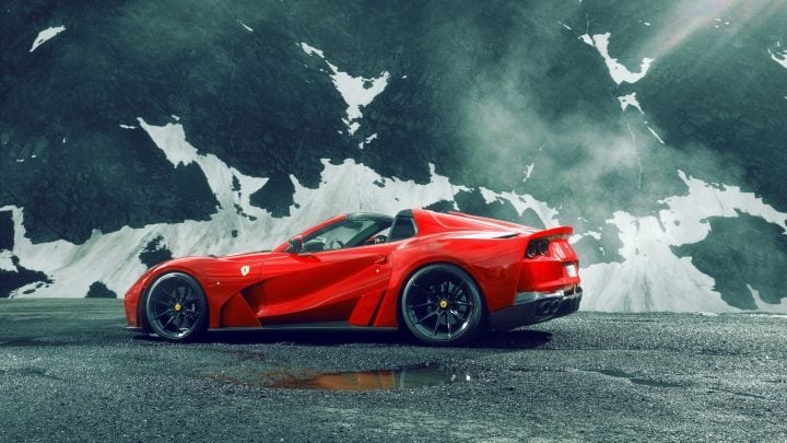 Rosso Corsa Ferrari 812 GTS N-LARGO By NOVITEC