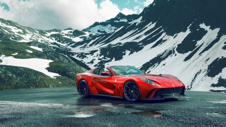 Rosso Corsa Ferrari 812 GTS N-LARGO By NOVITEC