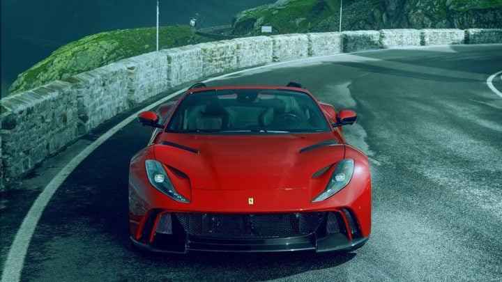 Rosso Corsa Ferrari 812 GTS N-LARGO By NOVITEC