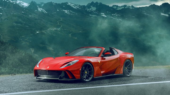 Rosso Corsa Ferrari 812 GTS N-LARGO By NOVITEC