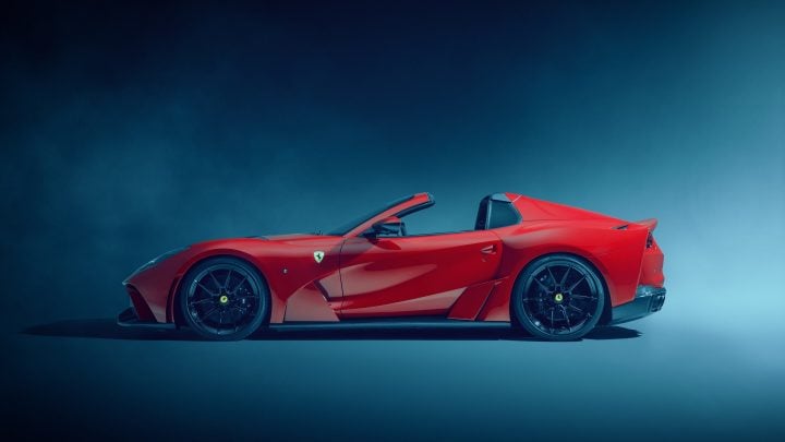 Rosso Corsa Ferrari 812 GTS N-LARGO By NOVITEC