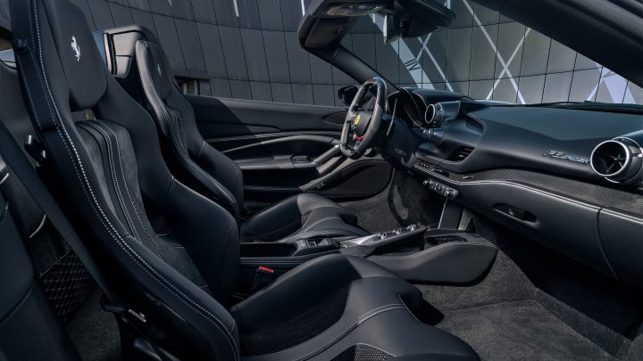 Nero Ferrari F8 Spider Refined With Novitec Carbon Fiber Aero & Wheels