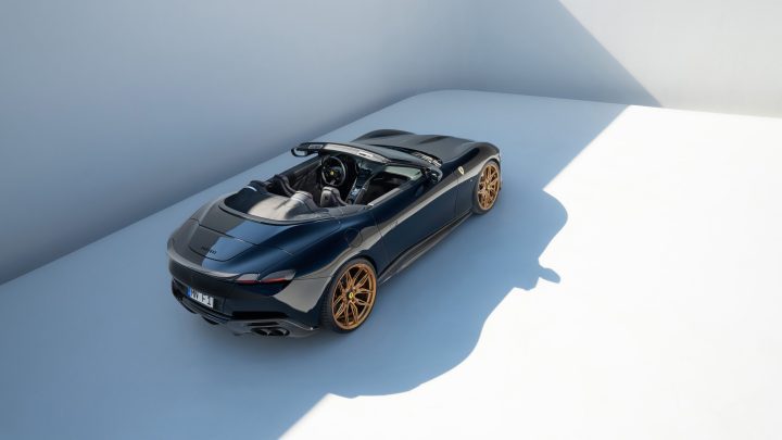 Nero Ferrari Roma Spider - Novitec Carbon Fiber Body Kit And Forged Wheels