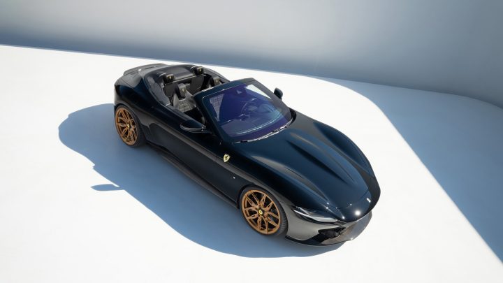 Nero Ferrari Roma Spider - Novitec Carbon Fiber Body Kit And Forged Wheels