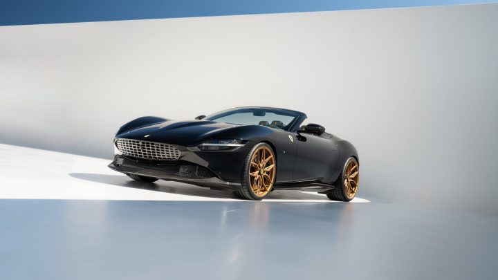 Nero Ferrari Roma Spider - Novitec Carbon Fiber Body Kit And Forged Wheels