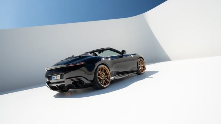Nero Ferrari Roma Spider - Novitec Carbon Fiber Body Kit And Forged Wheels