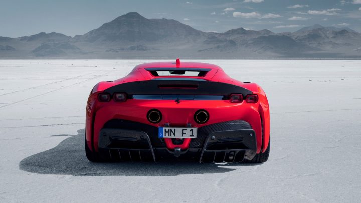 Rosso Novitec Ferrari SF90 - Carbon Fiber Aero Kit & Vossen NF10 Wheels
