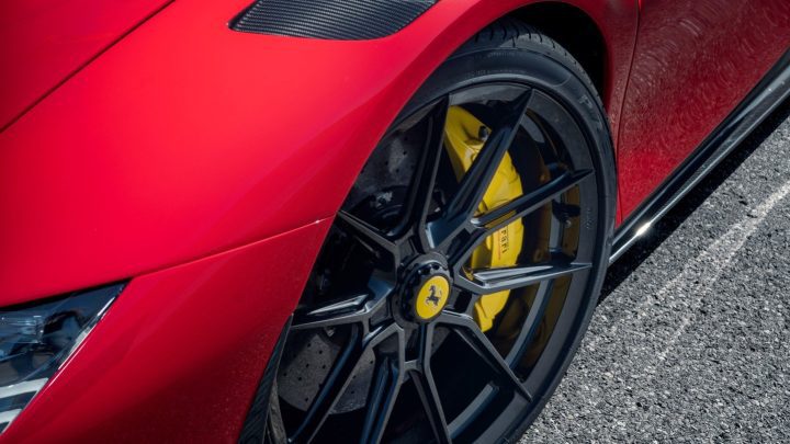 Rosso Novitec Ferrari SF90 - Carbon Fiber Aero Kit & Vossen NF10 Wheels