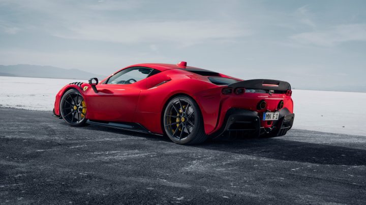 Rosso Novitec Ferrari SF90 - Carbon Fiber Aero Kit & Vossen NF10 Wheels