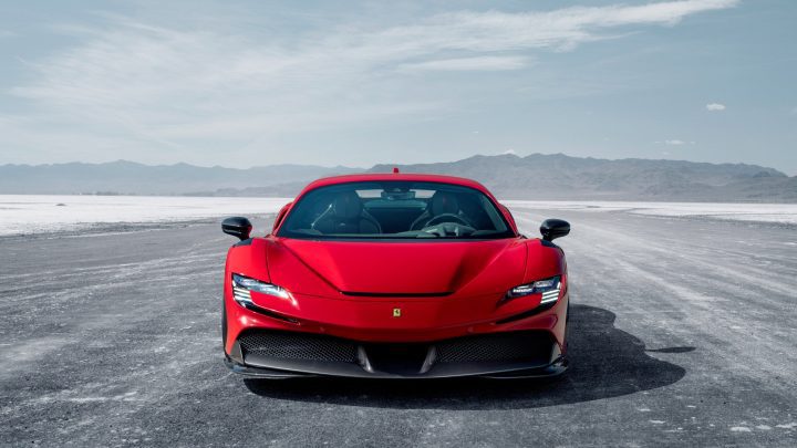Rosso Novitec Ferrari SF90 - Carbon Fiber Aero Kit & Vossen NF10 Wheels