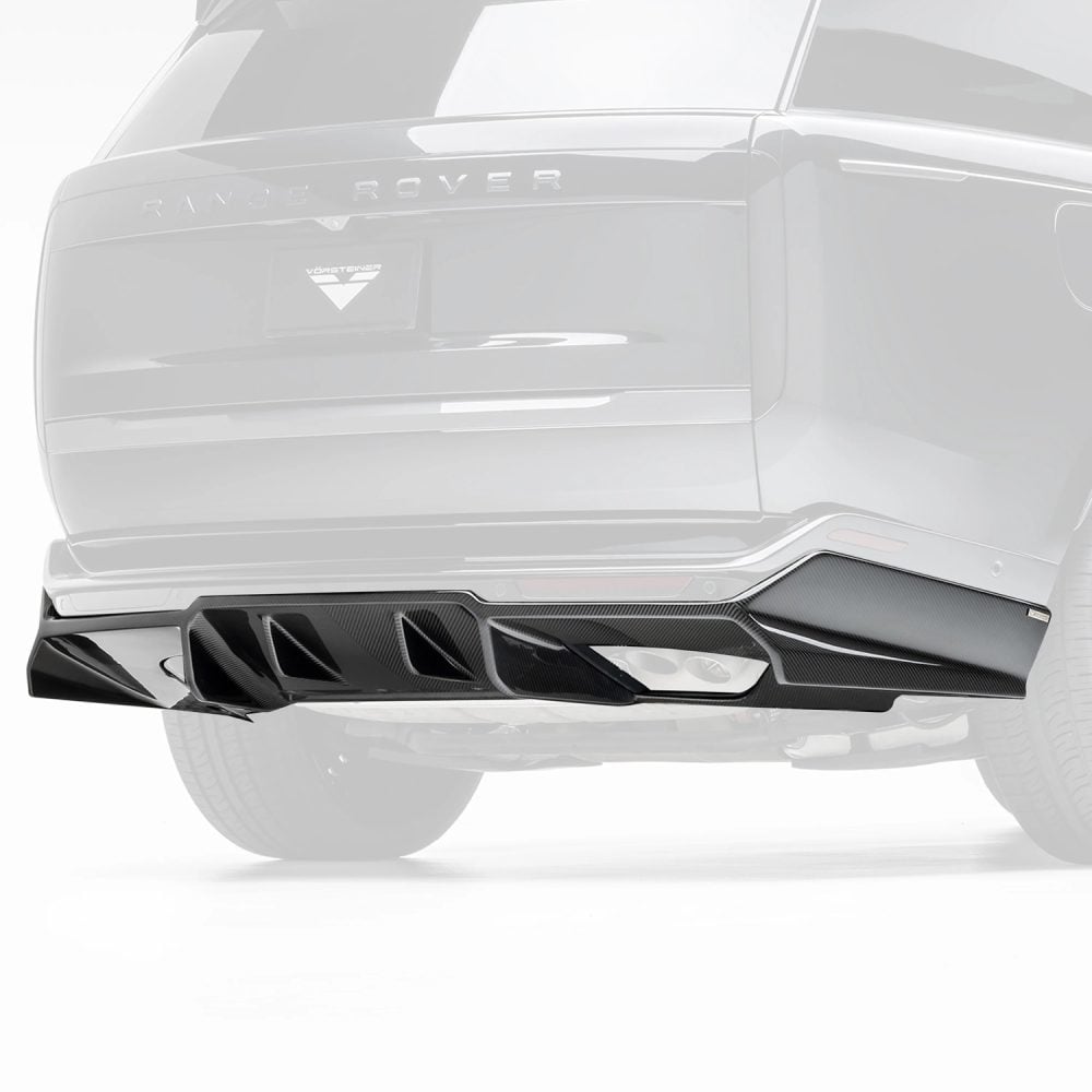 Vorsteiner Kensington Carbon Rear Diffuser for L460 Land Rover Range Rover [ROV1050/ROV1051] - Installed Silhouette