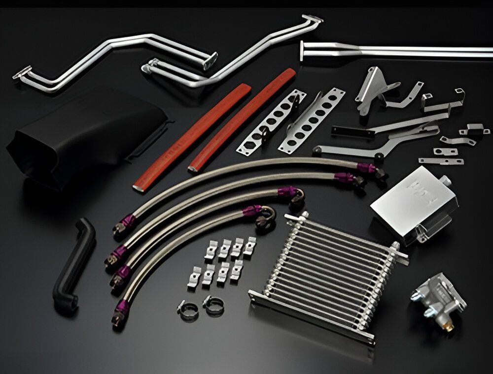 HKS Black DCT Fluid Cooler for DBA-R35 Nissan GT-R [27002-AN104]