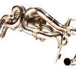 Fi EXHAUST Valvetronic Exhaust System for LP570-4 Lamborghini Gallardo Superleggera - Side View