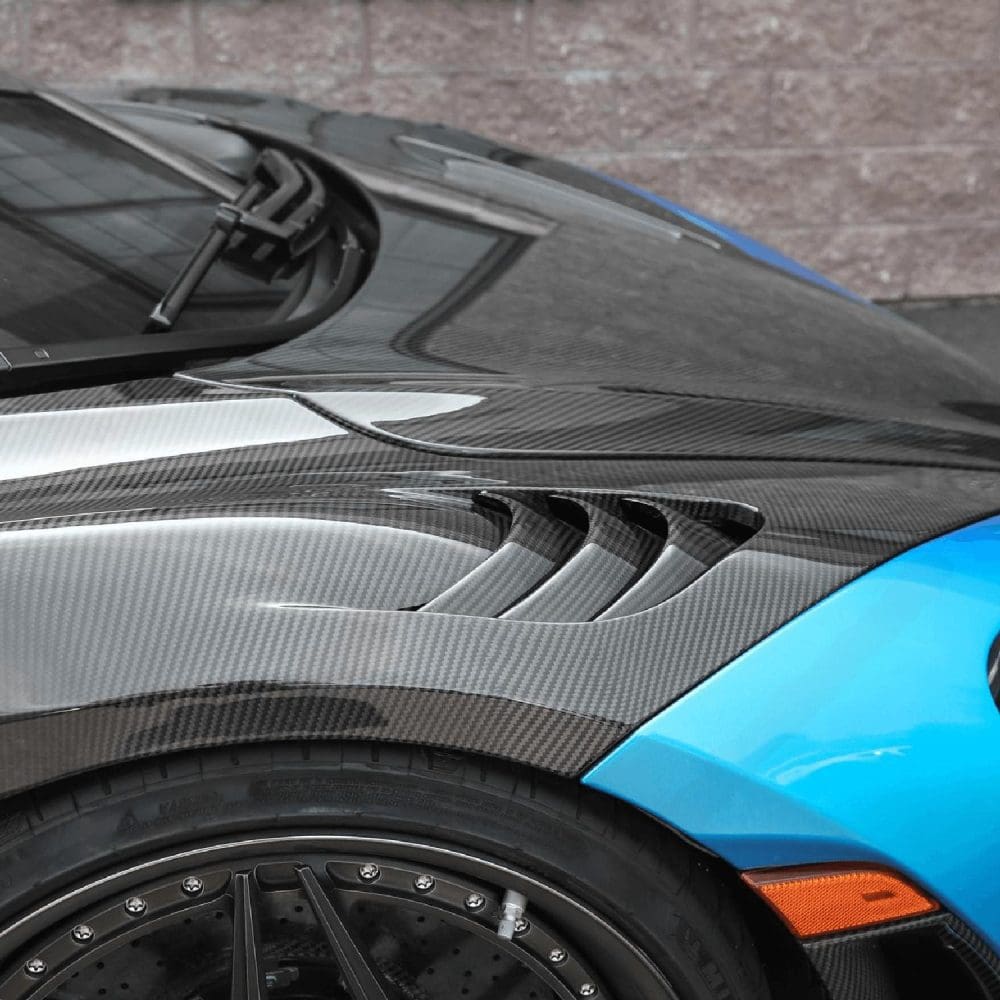 Exotic Car Gear Carbon Louvered Front Fenders for McLaren 720S