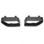 Exotic Car Gear Carbon Tail Pipe Tip Surrounds for McLaren 12C / 650S [ECG-MCL-TP-2X , ECG-MCL-TP-2X-1 , ECG-MCL-TP-2X-1-1 , ECG-MCL-TP-2X-1-1-1] in Silver Mesh