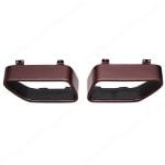 Exotic Car Gear Carbon Tail Pipe Tip Surrounds for McLaren 12C / 650S [ECG-MCL-TP-2X , ECG-MCL-TP-2X-1 , ECG-MCL-TP-2X-1-1 , ECG-MCL-TP-2X-1-1-1] in Red Mesh