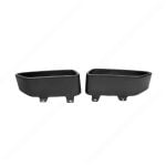 Exotic Car Gear Carbon Tail Pipe Tip Surrounds for McLaren 12C / 650S [ECG-MCL-TP-2X , ECG-MCL-TP-2X-1 , ECG-MCL-TP-2X-1-1 , ECG-MCL-TP-2X-1-1-1] in Matte - Closeup