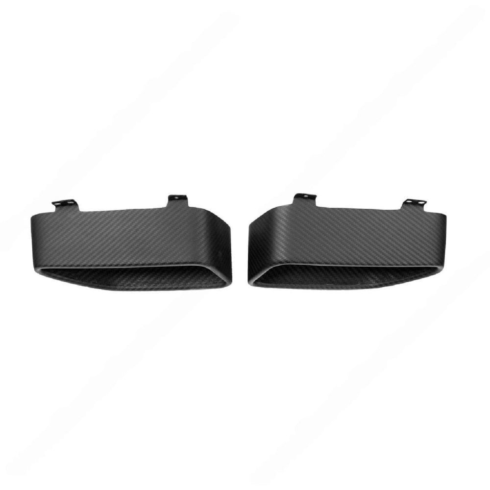 Exotic Car Gear Carbon Tail Pipe Tip Surrounds for McLaren 12C / 650S [ECG-MCL-TP-2X , ECG-MCL-TP-2X-1 , ECG-MCL-TP-2X-1-1 , ECG-MCL-TP-2X-1-1-1] in Matte