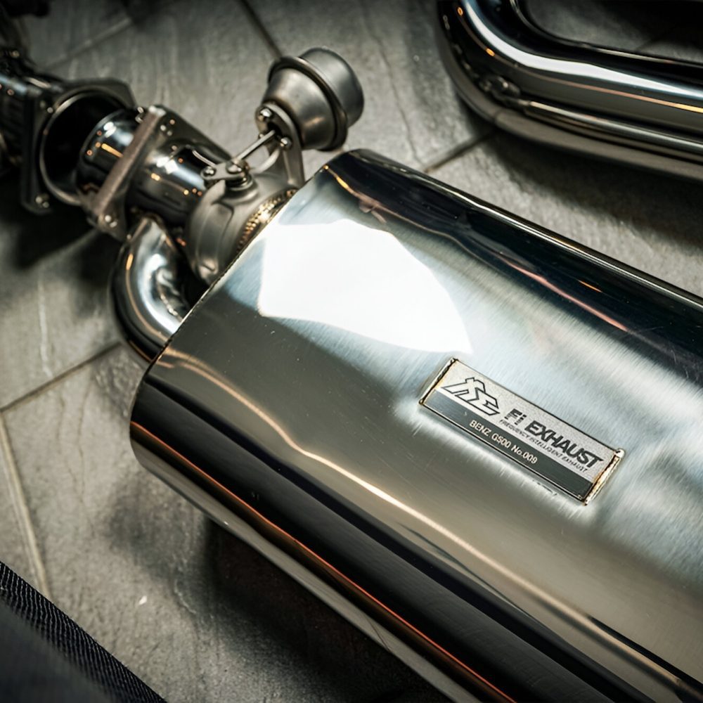 Fi EXHAUST Ultimate Double Quad Tips Valvetronic Exhaust System for W463 Mercedes-Benz G 500 / G 550
