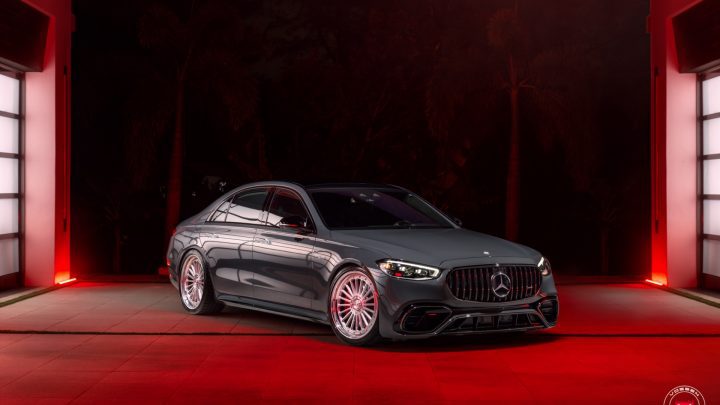 Graphite Gray Metallic Mercedes S63 AMG - Vossen GEN-04 Forged 3-Piece Wheels