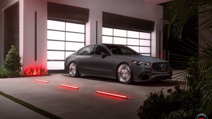 Graphite Gray Metallic Mercedes S63 AMG - Vossen GEN-04 Forged 3-Piece Wheels