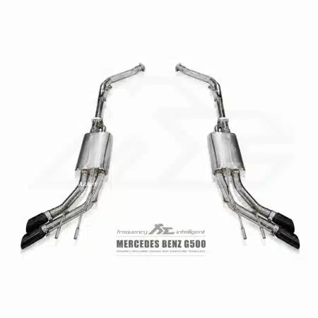 Fi EXHAUST Quad Tips Valvetronic Exhaust for W463 Mercedes-Benz G500 and G550