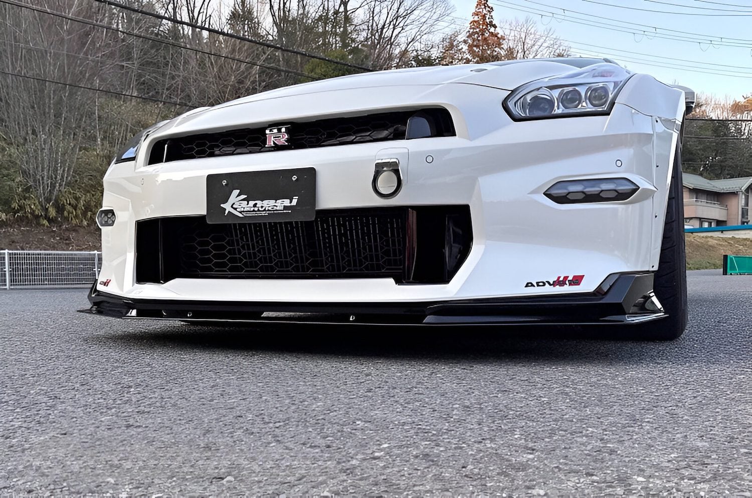 Kansai Service Front Lip for 2024 R35 Nissan GT-R