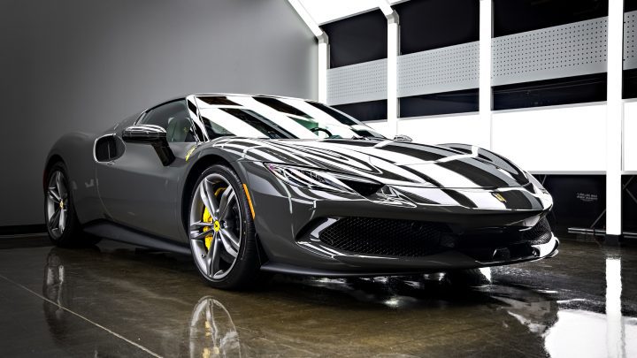 Grigio Silverstone Ferrari 296 GTB – XPEL Ultimate Plus Full Front-End PPF