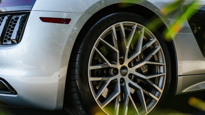 Floret Silver Audi R8 – XPEL Ultimate Plus Paint Protection Film (hood, fenders, and doors only)